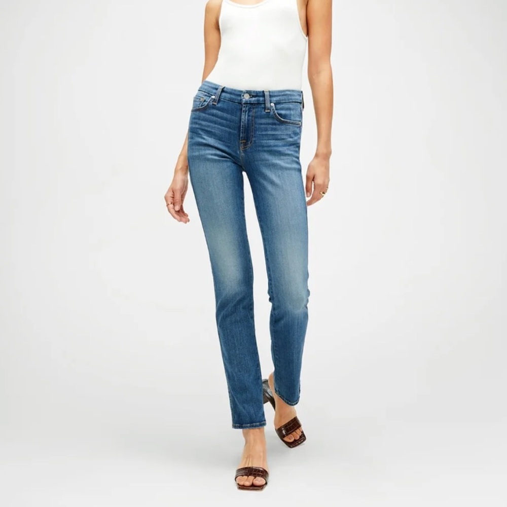 7 for all Mankind straight leg jeans